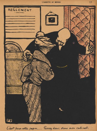 Crimini e Punizioni XIX, 776: Riguarda tuo padre da Félix Vallotton