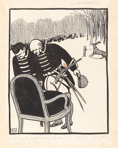 Grandi Cacciatori--Il Cervo è Pronto da Félix Vallotton