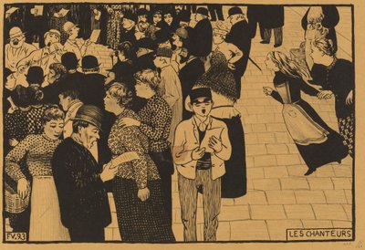 Les Chanteurs da Félix Vallotton