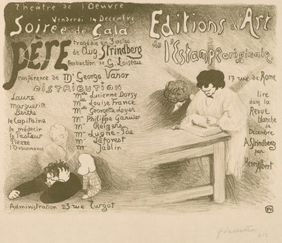 Père: tragedia in 3 atti di Aug. Strindberg, 1894 da Félix Vallotton
