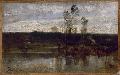 Bordo del fiume da Félix Ziem