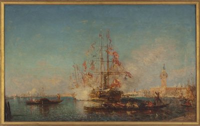 Colpo di cannone, tra il 1880 e il 1885 da Félix Ziem