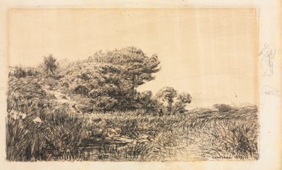 Bordo della palude a Couronne da Félix Ziem
