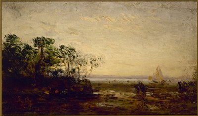 Martigues, effetto crepuscolare, tra il 1850 e il 1900 da Félix Ziem
