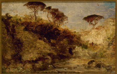 Napoli, pini marittimi, tra il 1850 e il 1862 da Félix Ziem