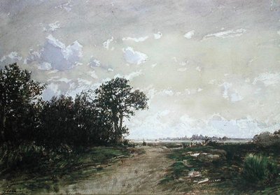 La Foresta di Fontainebleau, vicino a Barbizon da Félix Ziem