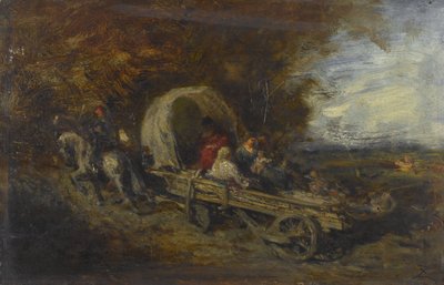 La carrozza, tra il 1843 e il 1844 da Félix Ziem
