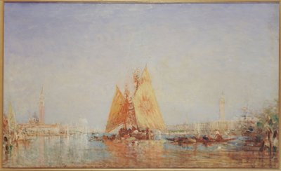 Venezia, Trabaccolo con vela gialla da Félix Ziem