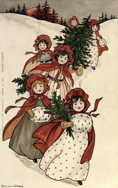 Bambine con Agrifoglio e l