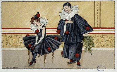 Pierrot e Colombina da Florence Hardy