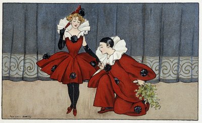 Pierrot e Colombina da Florence Hardy