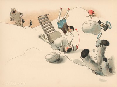 Illustrazione per Le avventure polari di Golliwogg da Florence K. Upton