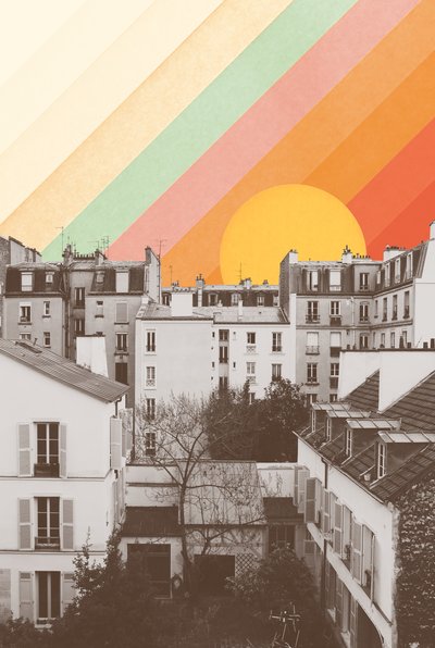 Cielo Arcobaleno Sopra Parigi da Florent Bodart