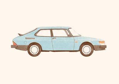Saab 900 Vintage, 2024 da Florent Bodart