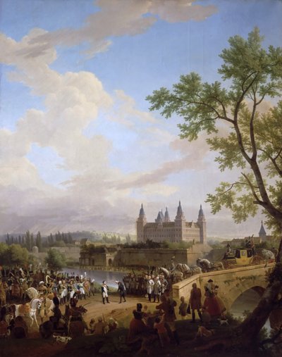 Incontro tra Napoleone e il barone Karl von Dalberg ad Aschaffenburg, 2 ottobre da Florent Fidèle Constant Bourgeois du Castelet