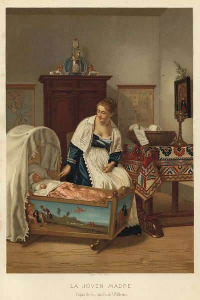 La giovane madre da Florent Willems