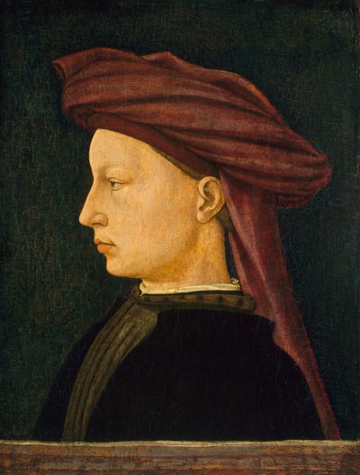 Ritratto di profilo di un giovane uomo da Florentine 15th Century