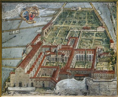 Vista della chiesa e del monastero da Florentine School