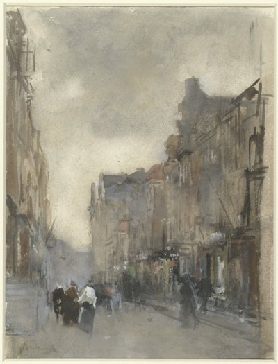 Veduta di strada a L