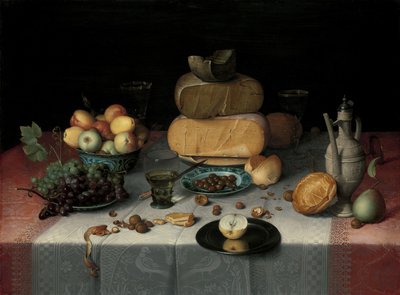 Natura morta con formaggio da Floris Claesz van Dijck