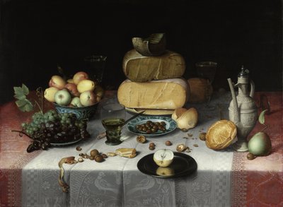 Natura morta con formaggio, c.1615 da Floris Claesz. van Dyck