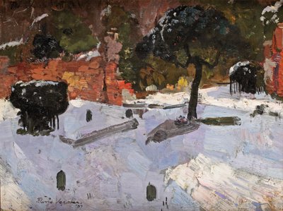 Cimitero a Warmond da Floris Verster