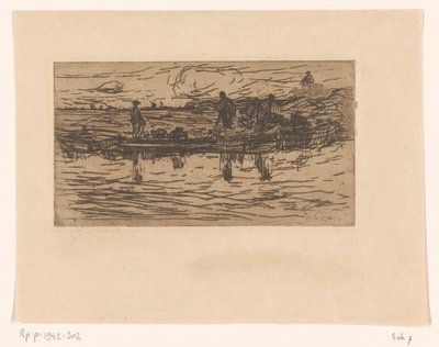 Paesaggio con due figure sull