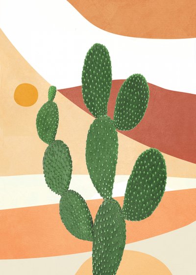 Abstract Cactus II da Flow Line