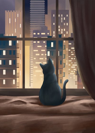 Black Cat City Glow da Flow Line