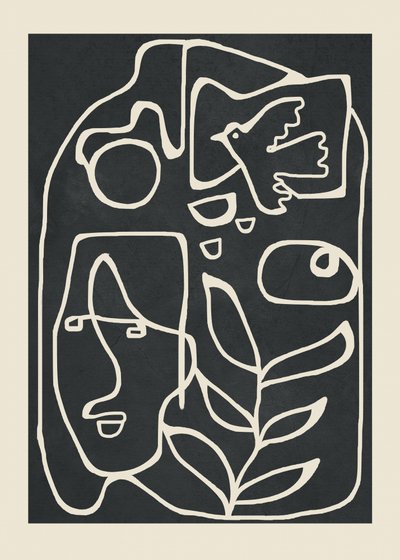 Disegni al tratto tranquilli da Flow Line