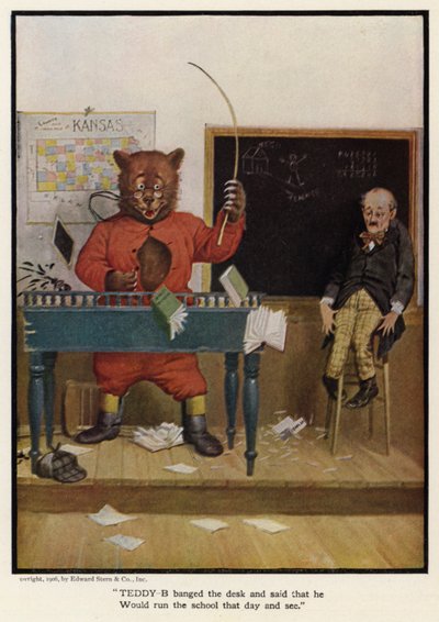 Teddy - B ha sbattuto la scrivania e ha detto che avrebbe gestito la scuola quel giorno e avrebbe visto da Floyd V. Campbell