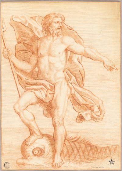 Nettuno da Follower of Charles Le Brun