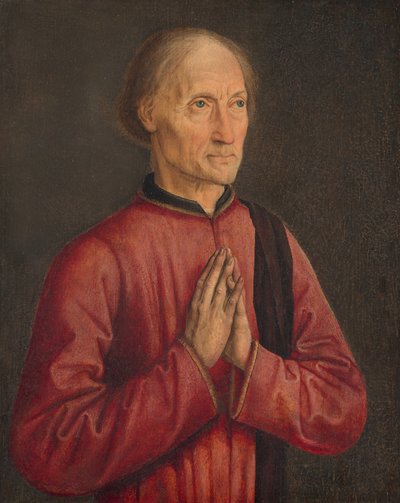 Ritratto di un donatore da Follower of Dirck Bouts