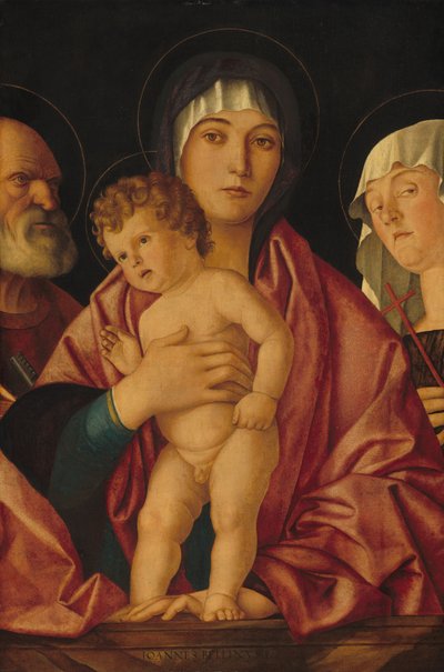 Madonna col Bambino e santi da Follower of Giovanni Bellini