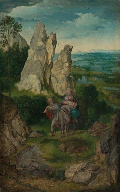 La fuga in Egitto da Follower of Joachim Patinir