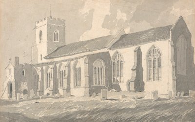 Lato Sud della Chiesa di Catfield, Norfolk da Follower of John Sell Cotman