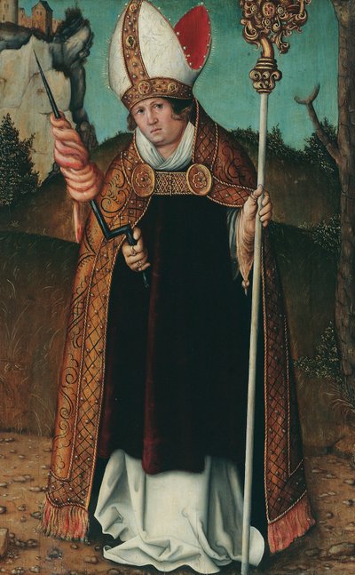 Tedesco:  Hl. Erasmo Santo Erasmo da Follower of Lucas Cranach the Elder
