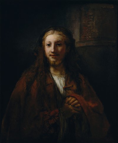 Cristo con un bastone da Follower of Rembrandt