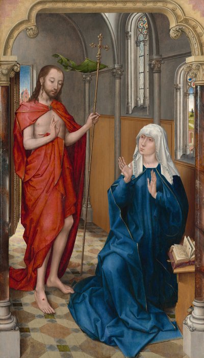 Cristo appare alla Vergine da Follower of Rogier van der Weyden