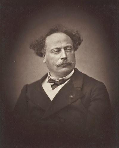 Alexandre Dumas, figlio romanziere e drammaturgo francese, 1824-1895, 1875-76 da Fontaine