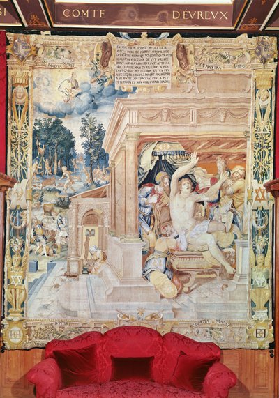Atalanta e Meleagro, dalla Storia di Diana da Fontainebleau School