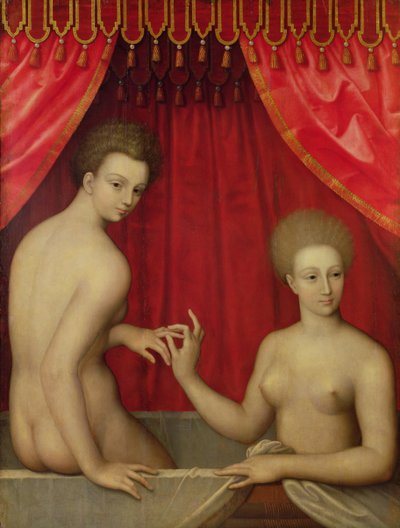 Donne che fanno il bagno da Fontainebleau School