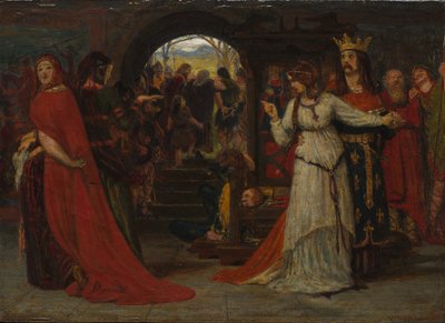 Cordelia si Separa dalle sue Sorelle da Ford Madox Brown