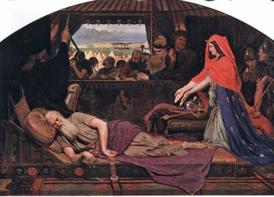 Cordelia e Re Lear da Ford Madox Brown