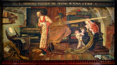 Crabtree Osserva il Transito di Venere AD 1639 da Ford Madox Brown