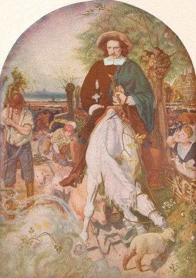 Cromwell nella Sua Fattoria, 1874, 1918 da Ford Madox Brown