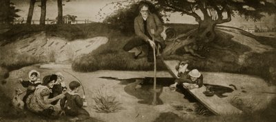 Dalton che raccoglie gas di palude, illustrazione da 