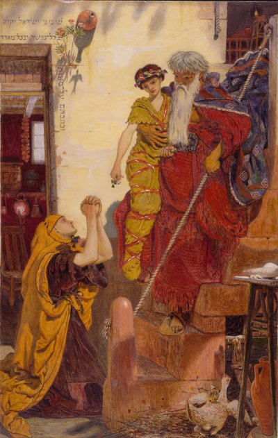 Elia e il Figlio della Vedova, 1864 da Ford Madox Brown