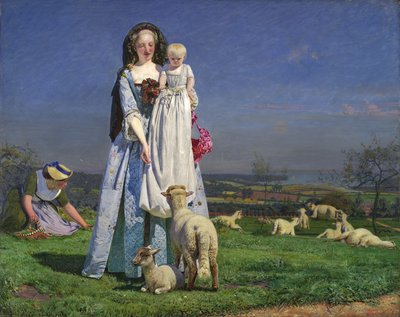I bei agnellini da Ford Madox Brown