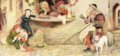 La proclamazione riguardante pesi e misure da Ford Madox Brown